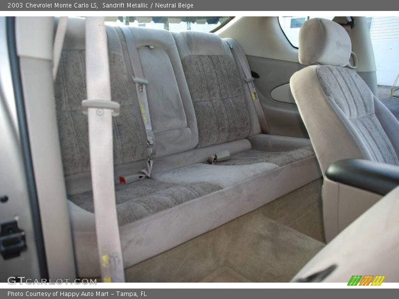 Sandrift Metallic / Neutral Beige 2003 Chevrolet Monte Carlo LS
