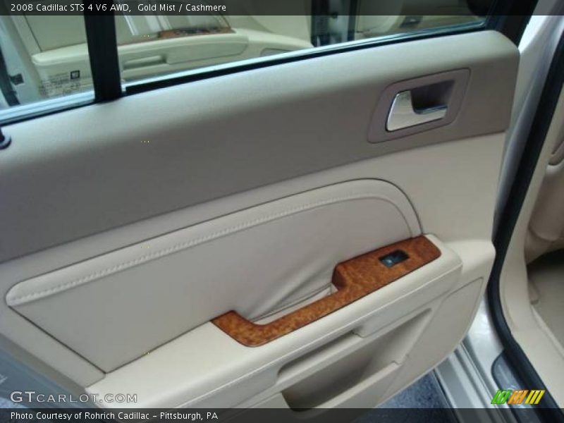 Gold Mist / Cashmere 2008 Cadillac STS 4 V6 AWD