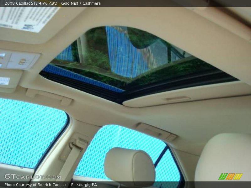 Gold Mist / Cashmere 2008 Cadillac STS 4 V6 AWD