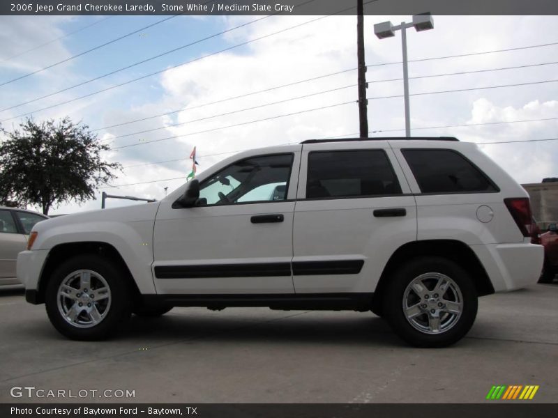 Stone White / Medium Slate Gray 2006 Jeep Grand Cherokee Laredo