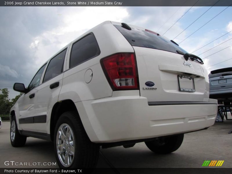 Stone White / Medium Slate Gray 2006 Jeep Grand Cherokee Laredo