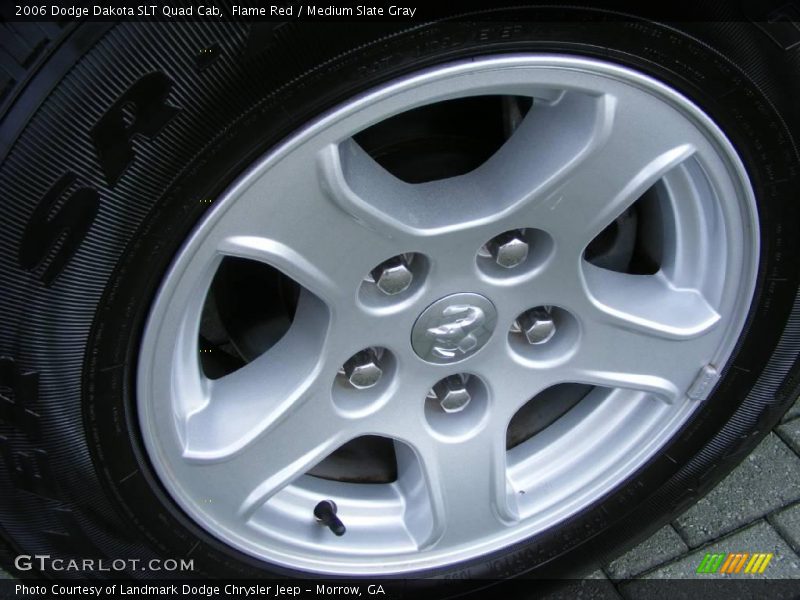 Flame Red / Medium Slate Gray 2006 Dodge Dakota SLT Quad Cab
