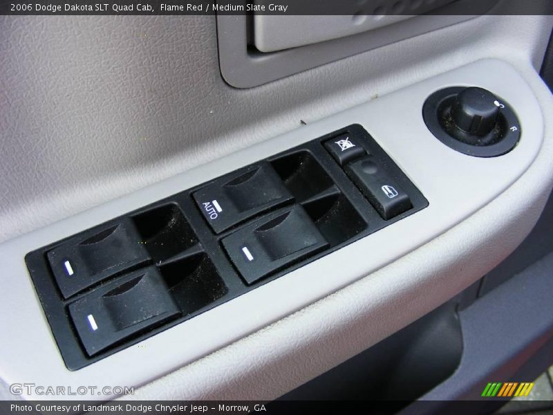 Flame Red / Medium Slate Gray 2006 Dodge Dakota SLT Quad Cab