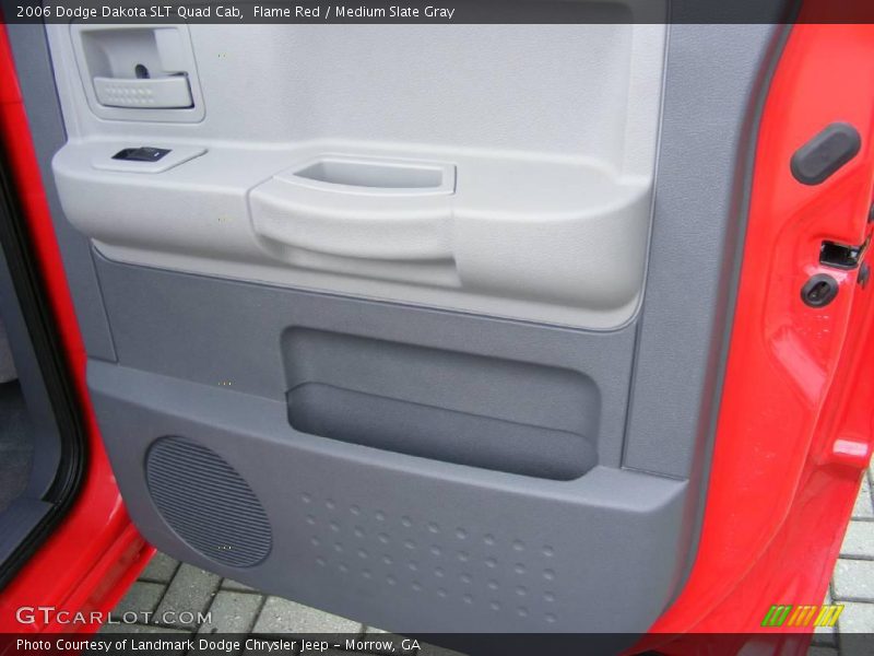 Flame Red / Medium Slate Gray 2006 Dodge Dakota SLT Quad Cab