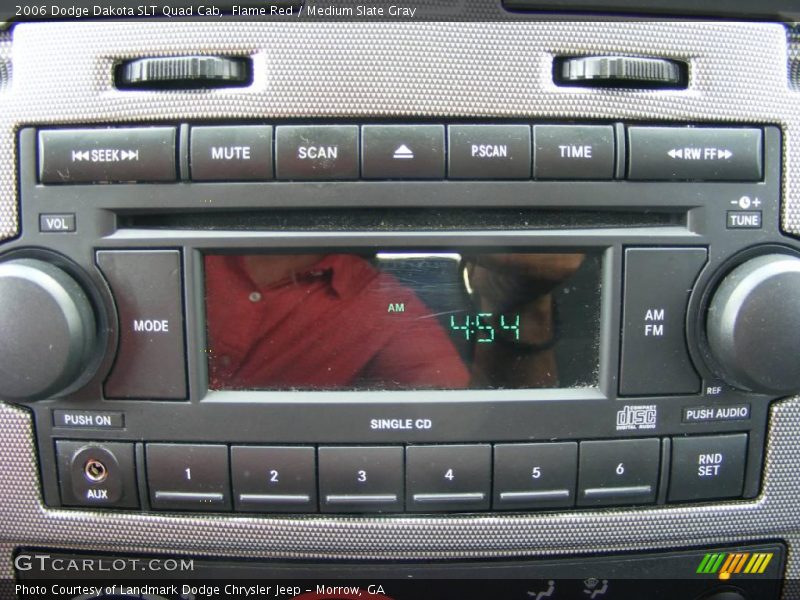 Flame Red / Medium Slate Gray 2006 Dodge Dakota SLT Quad Cab