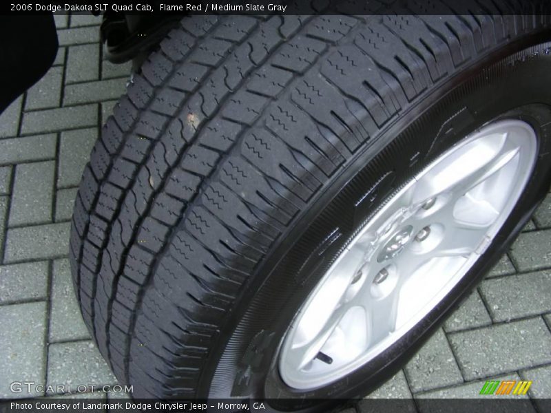Flame Red / Medium Slate Gray 2006 Dodge Dakota SLT Quad Cab