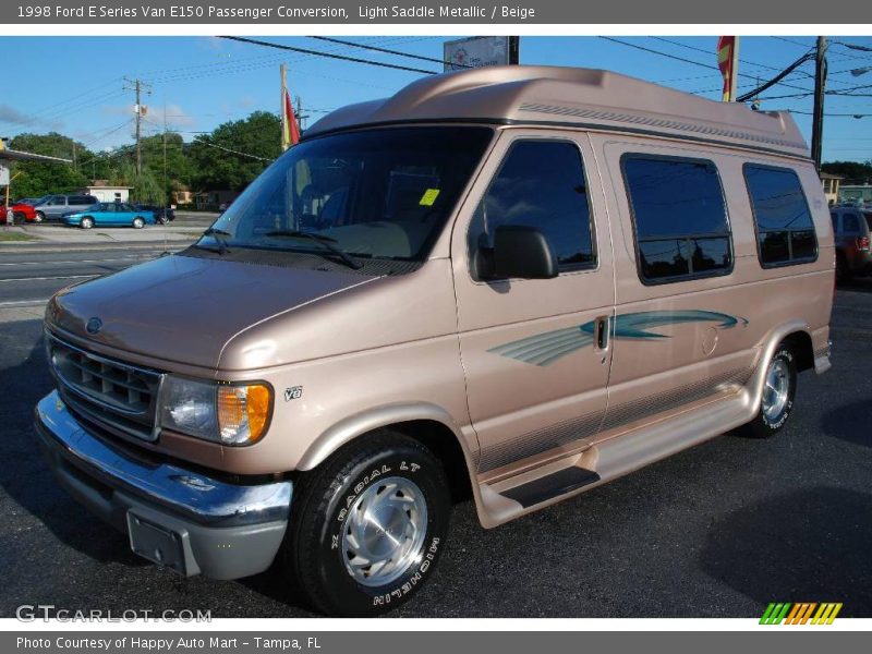 Light Saddle Metallic / Beige 1998 Ford E Series Van E150 Passenger Conversion