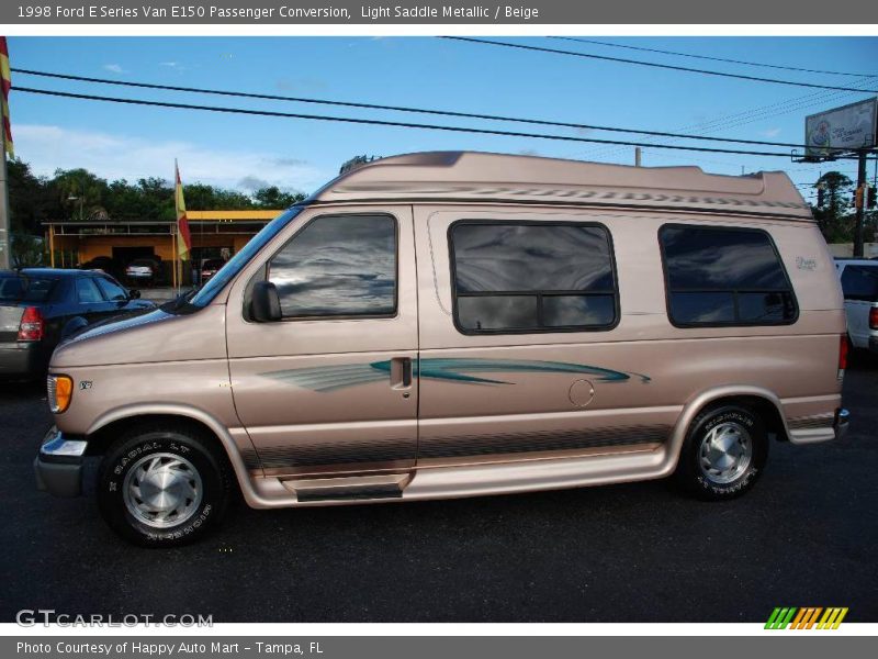 Light Saddle Metallic / Beige 1998 Ford E Series Van E150 Passenger Conversion