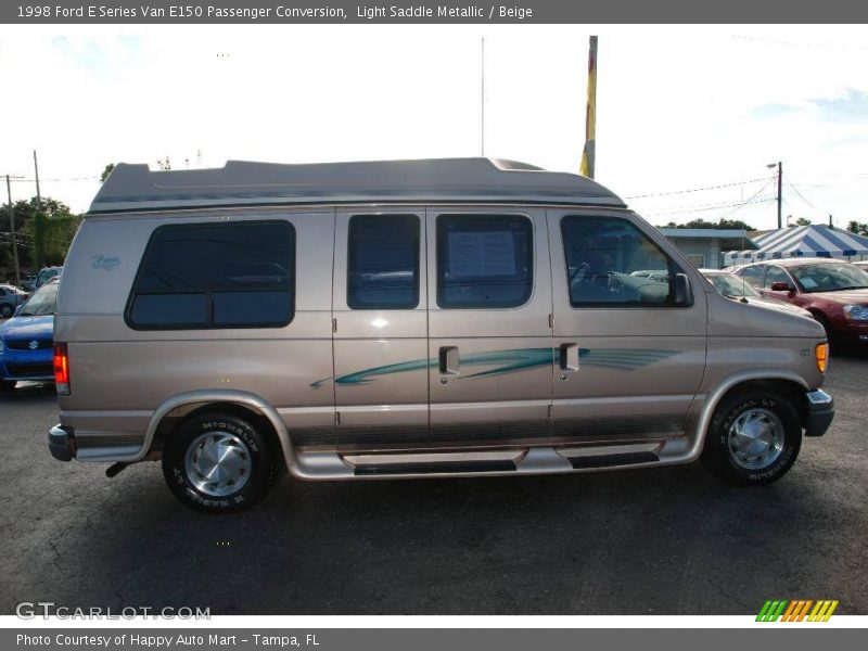 Light Saddle Metallic / Beige 1998 Ford E Series Van E150 Passenger Conversion