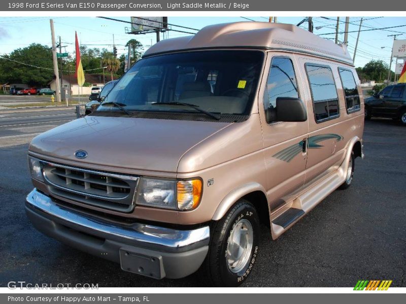 Light Saddle Metallic / Beige 1998 Ford E Series Van E150 Passenger Conversion