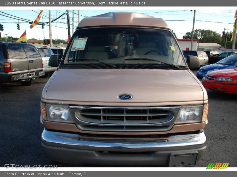 Light Saddle Metallic / Beige 1998 Ford E Series Van E150 Passenger Conversion