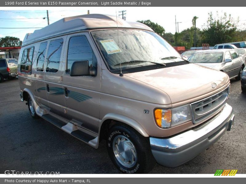 Light Saddle Metallic / Beige 1998 Ford E Series Van E150 Passenger Conversion