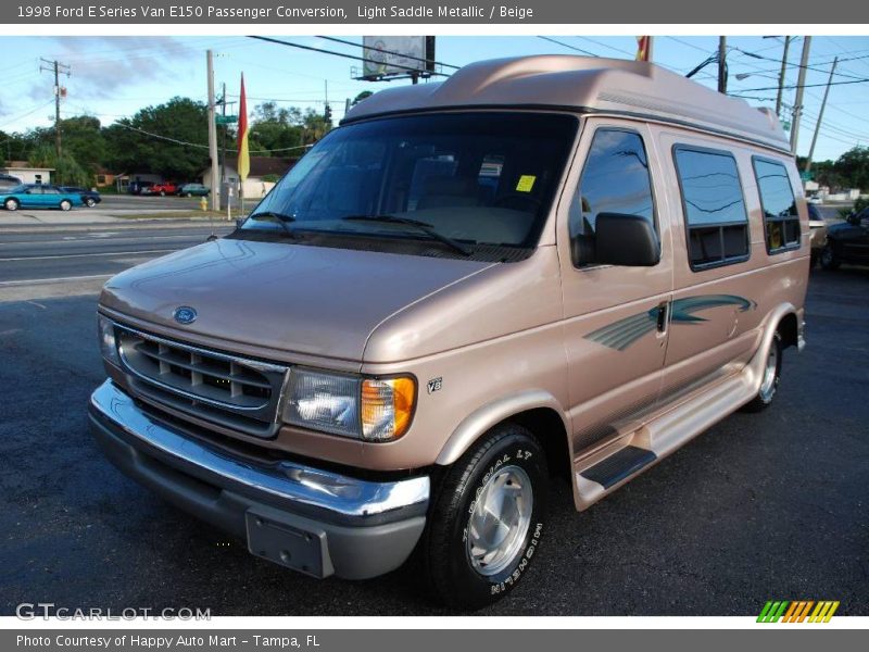 Light Saddle Metallic / Beige 1998 Ford E Series Van E150 Passenger Conversion