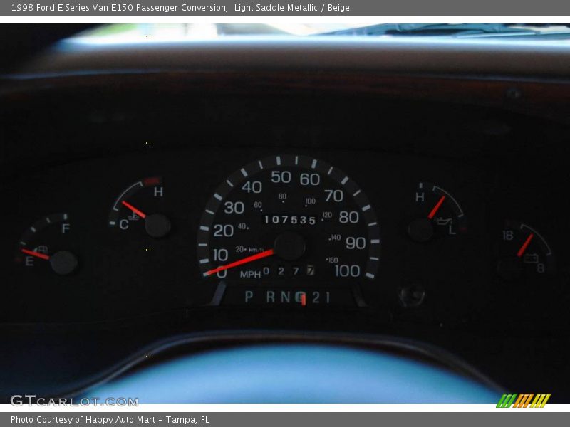 Light Saddle Metallic / Beige 1998 Ford E Series Van E150 Passenger Conversion