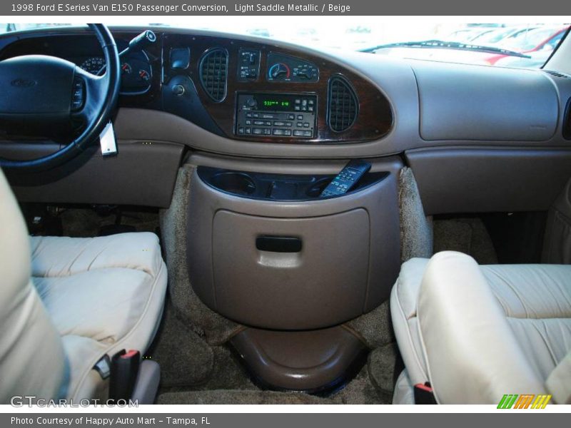 Light Saddle Metallic / Beige 1998 Ford E Series Van E150 Passenger Conversion