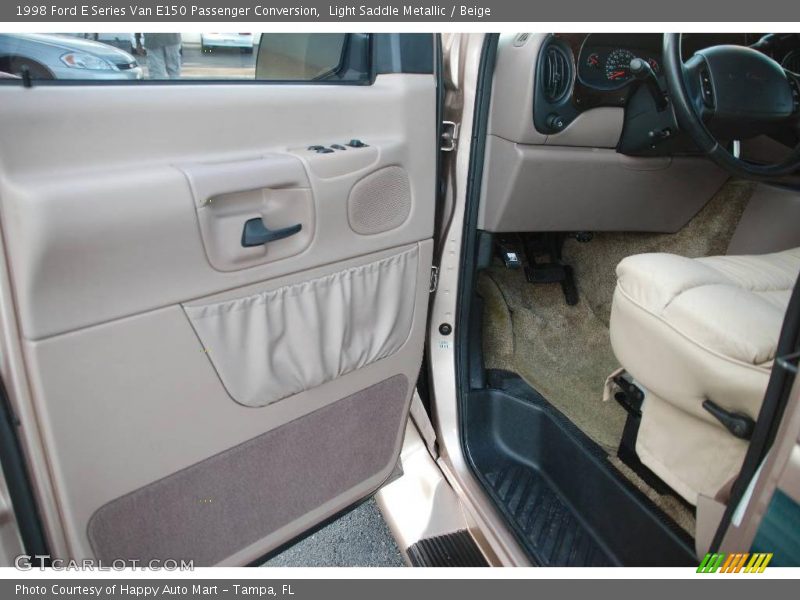 Light Saddle Metallic / Beige 1998 Ford E Series Van E150 Passenger Conversion