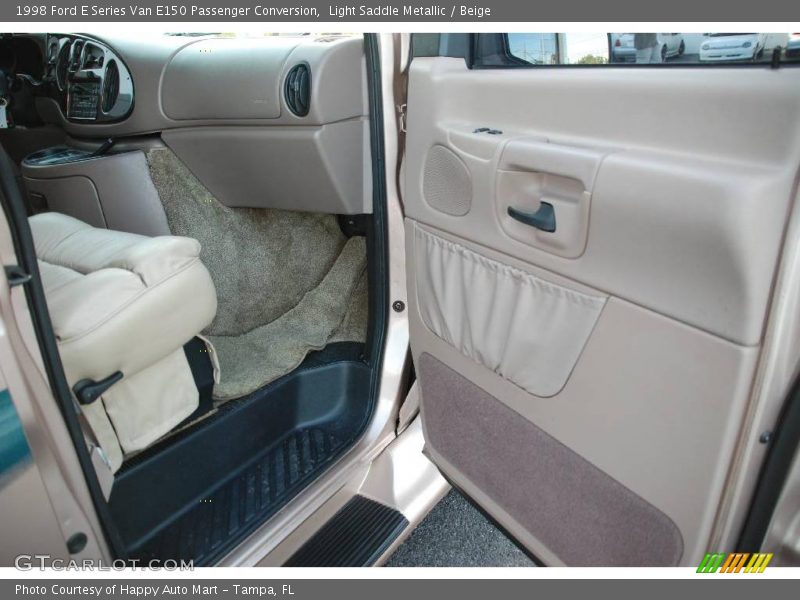 Light Saddle Metallic / Beige 1998 Ford E Series Van E150 Passenger Conversion
