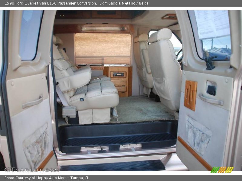 Light Saddle Metallic / Beige 1998 Ford E Series Van E150 Passenger Conversion
