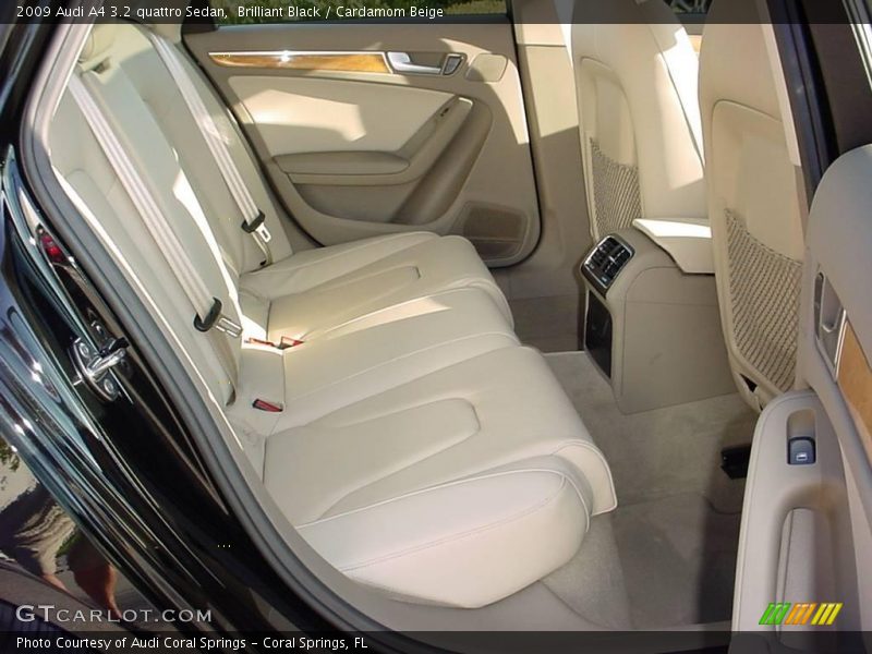 Brilliant Black / Cardamom Beige 2009 Audi A4 3.2 quattro Sedan