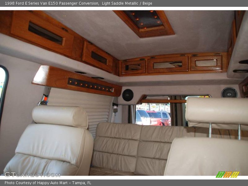 Light Saddle Metallic / Beige 1998 Ford E Series Van E150 Passenger Conversion