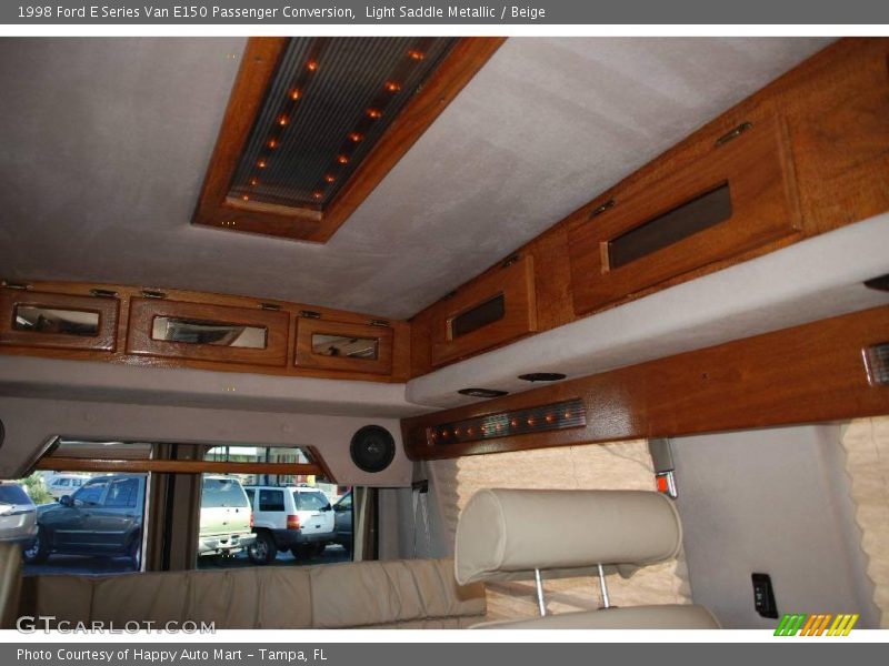Light Saddle Metallic / Beige 1998 Ford E Series Van E150 Passenger Conversion