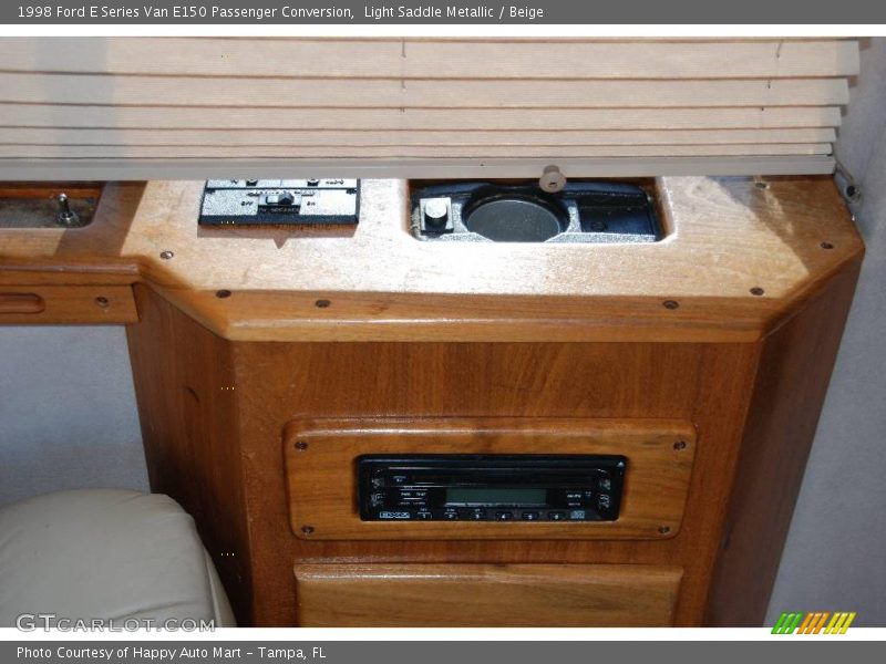 Light Saddle Metallic / Beige 1998 Ford E Series Van E150 Passenger Conversion