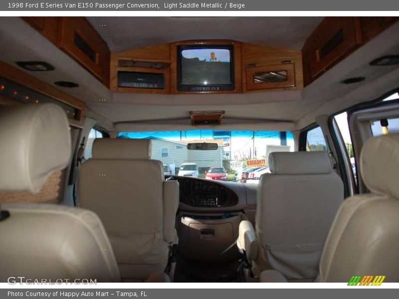 Light Saddle Metallic / Beige 1998 Ford E Series Van E150 Passenger Conversion