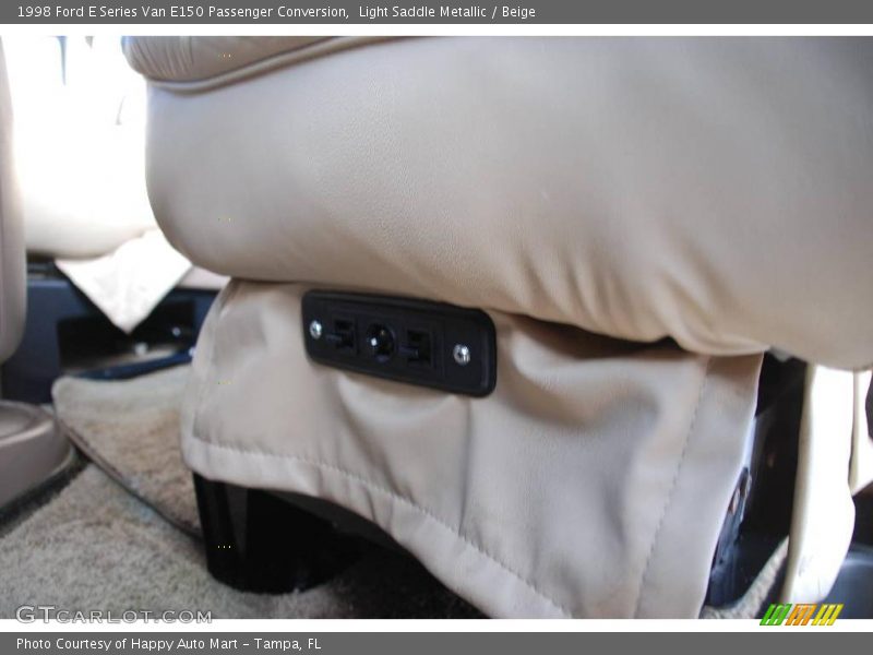 Light Saddle Metallic / Beige 1998 Ford E Series Van E150 Passenger Conversion
