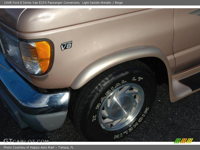 Light Saddle Metallic / Beige 1998 Ford E Series Van E150 Passenger Conversion