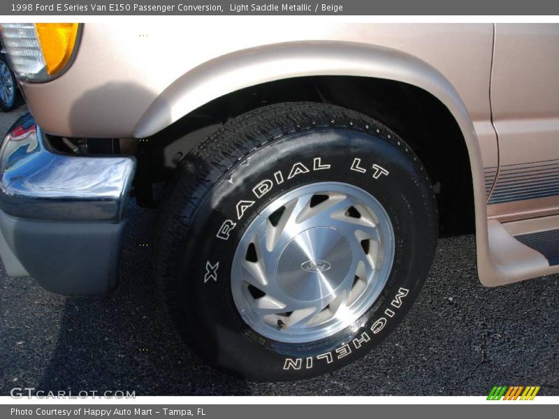 Light Saddle Metallic / Beige 1998 Ford E Series Van E150 Passenger Conversion