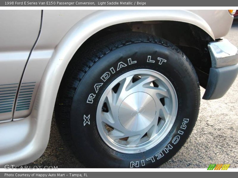 Light Saddle Metallic / Beige 1998 Ford E Series Van E150 Passenger Conversion