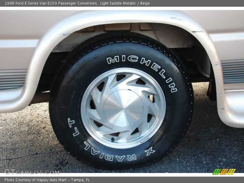 Light Saddle Metallic / Beige 1998 Ford E Series Van E150 Passenger Conversion