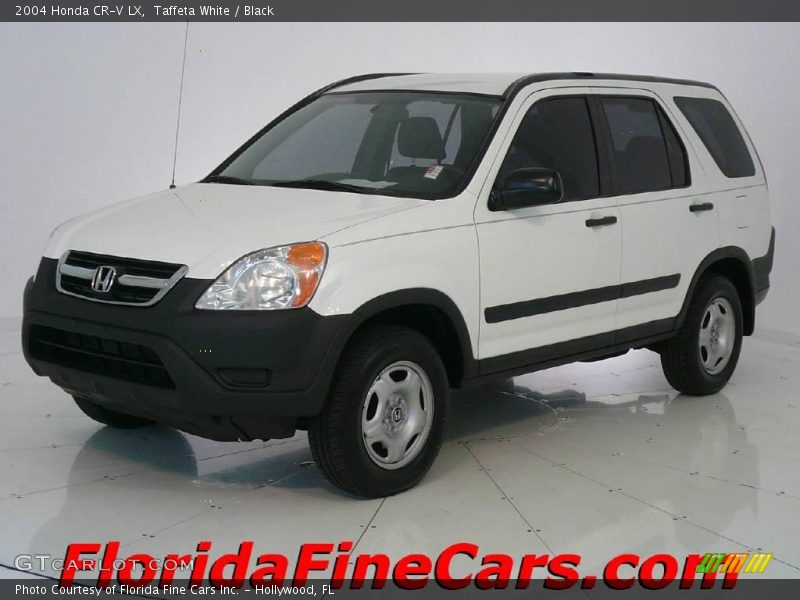 Taffeta White / Black 2004 Honda CR-V LX