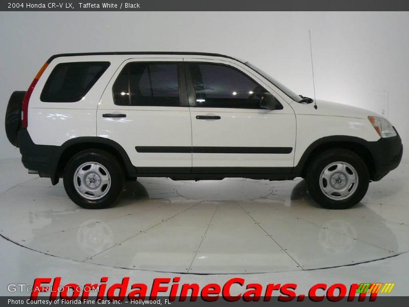 Taffeta White / Black 2004 Honda CR-V LX