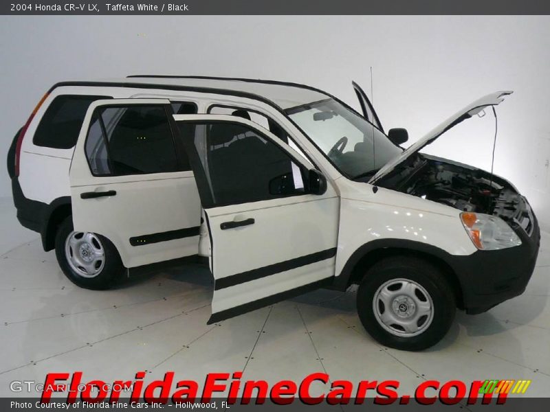 Taffeta White / Black 2004 Honda CR-V LX