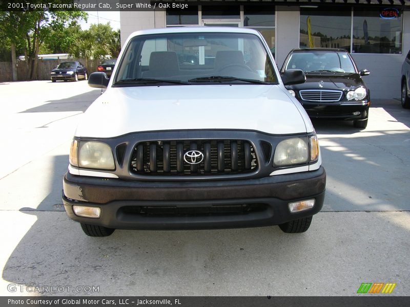 Super White / Oak Beige 2001 Toyota Tacoma Regular Cab