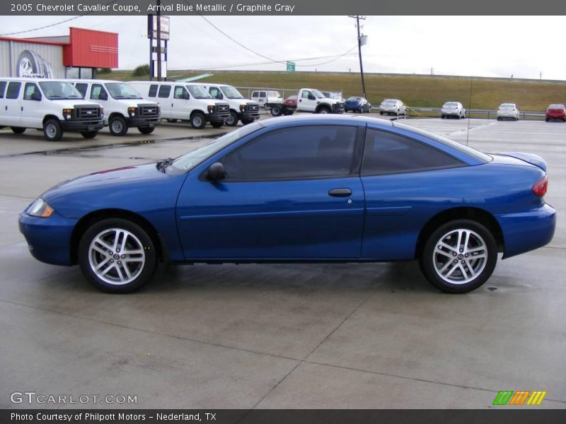 Arrival Blue Metallic / Graphite Gray 2005 Chevrolet Cavalier Coupe