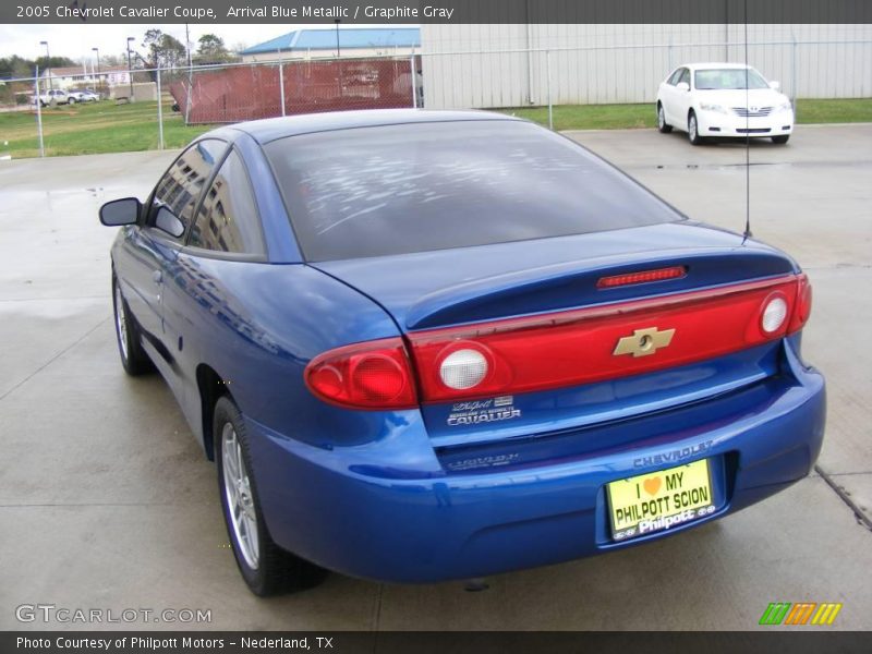 Arrival Blue Metallic / Graphite Gray 2005 Chevrolet Cavalier Coupe