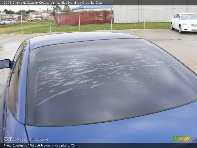 Arrival Blue Metallic / Graphite Gray 2005 Chevrolet Cavalier Coupe