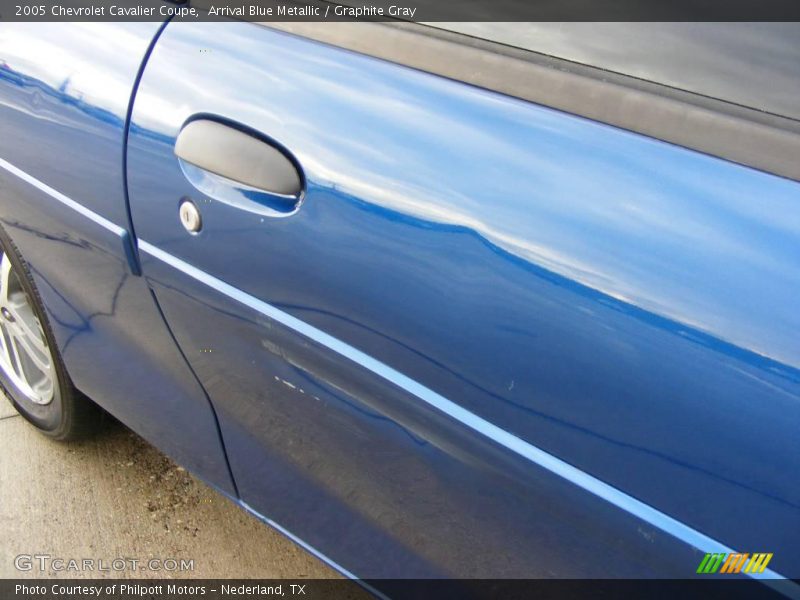 Arrival Blue Metallic / Graphite Gray 2005 Chevrolet Cavalier Coupe