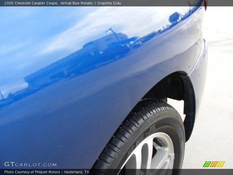 Arrival Blue Metallic / Graphite Gray 2005 Chevrolet Cavalier Coupe