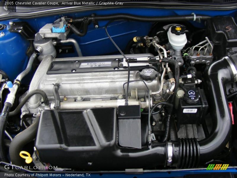 Arrival Blue Metallic / Graphite Gray 2005 Chevrolet Cavalier Coupe