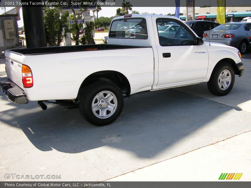 Super White / Oak Beige 2001 Toyota Tacoma Regular Cab