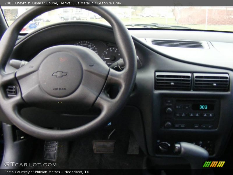 Arrival Blue Metallic / Graphite Gray 2005 Chevrolet Cavalier Coupe