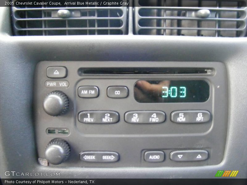 Arrival Blue Metallic / Graphite Gray 2005 Chevrolet Cavalier Coupe
