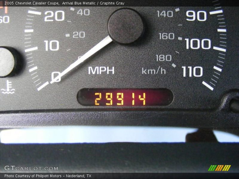 Arrival Blue Metallic / Graphite Gray 2005 Chevrolet Cavalier Coupe