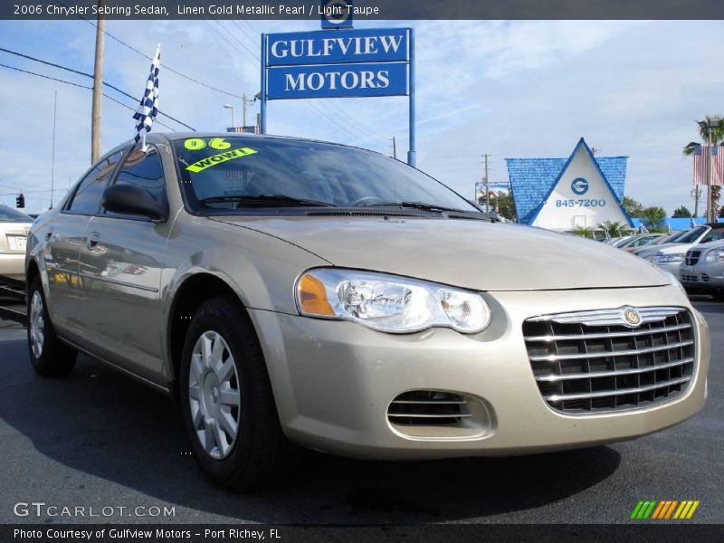 Linen Gold Metallic Pearl / Light Taupe 2006 Chrysler Sebring Sedan