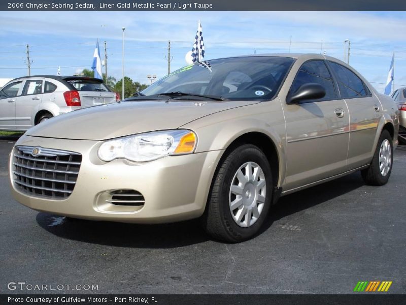 Linen Gold Metallic Pearl / Light Taupe 2006 Chrysler Sebring Sedan