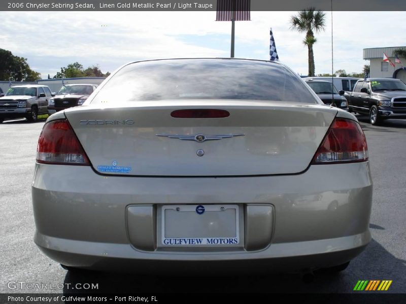 Linen Gold Metallic Pearl / Light Taupe 2006 Chrysler Sebring Sedan