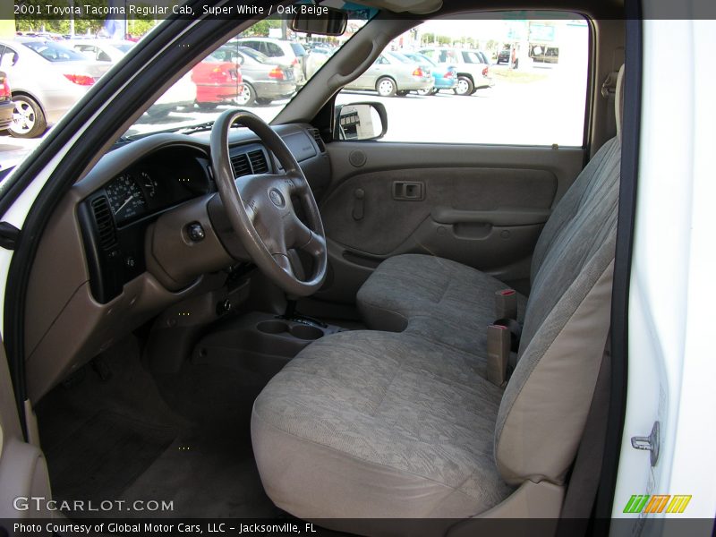 Super White / Oak Beige 2001 Toyota Tacoma Regular Cab